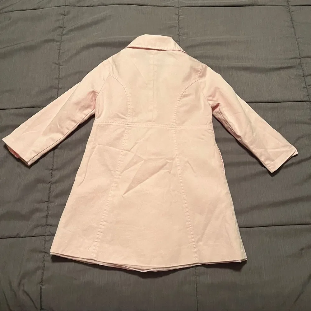 Toddler Girls Gymboree pale light Pink spring Lightweight Jacket for Easter!‎